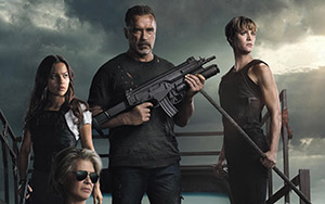 Lead cast and characters of Hollywood action movie, Terminator Dark Fate